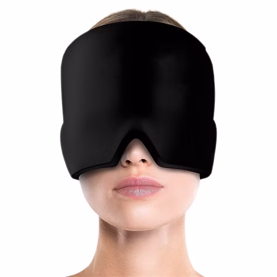 Cold Compress Sleep Head Cover Gel Ice Cap Physical Cooling Ice Relieves Headache Sunscreen Fever Eye Mask