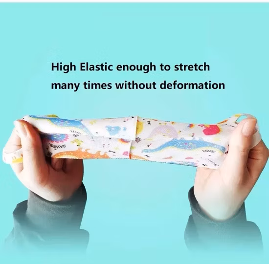 Factory Price Cartoon Printed 3D Design Reusable Washable Ice Silk Cotton Kids Protective Mask