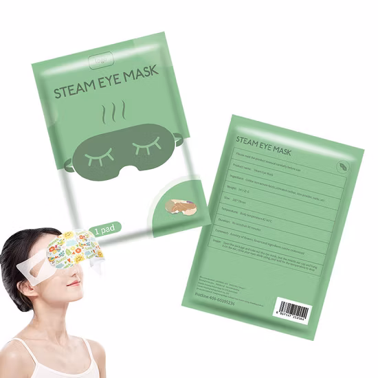 OEM Custom Logo Heat Disposable Steam Eye Mask